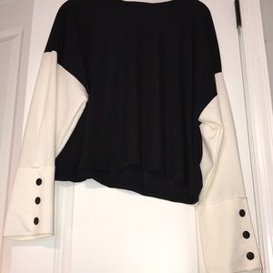 Black and white top